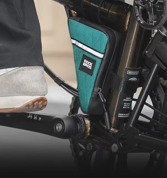 London Craftwork Frame Triangle Bike Tool Bag for Brompton (Mint Green)