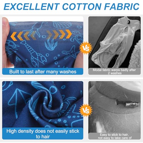 Image of BEAUTYZOO Cat Surgery Recovery Suit, Female Spay, Male Neuter, 2 Pack | Onesie for Cats After Surgery, Anti Licking Wounds, Cone of Shame Alternative, Surgical Recovery Anxiety Vest, Blue Ocean M