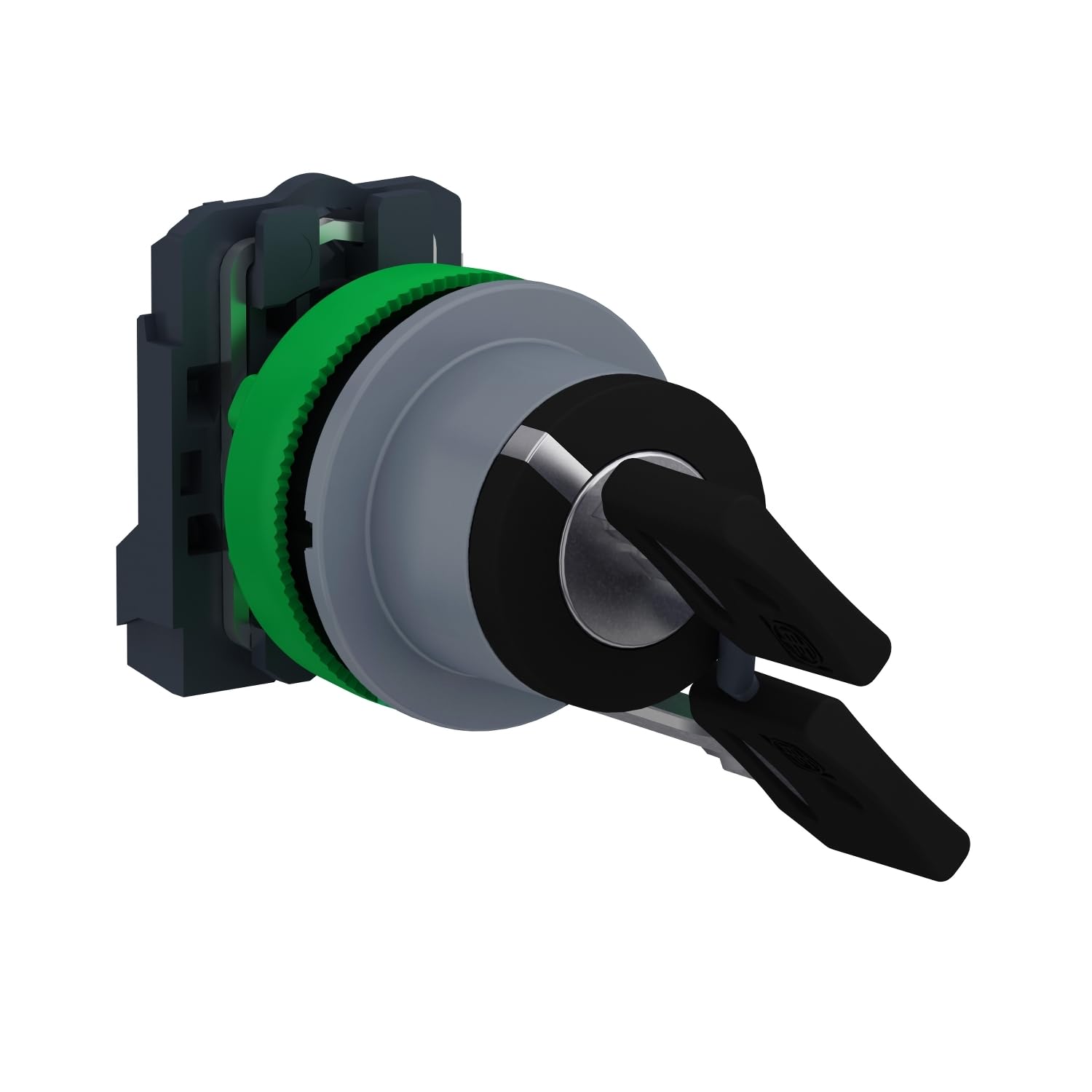 Commutateur llave 455 2 pos. fijas 1NA Col. pour tableau électrique
