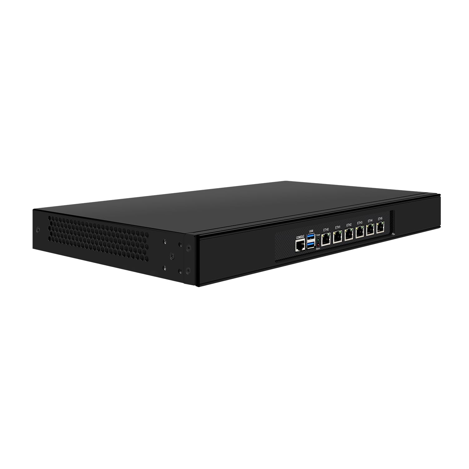 1U Firewall Appliance, PFSense, Mikrotik, OPNsense, Untangle, VPN, Router PC, J4105, RJ08, AES-NI, 6 x I211 LAN, Console, VGA, 16G RAM, 64G SSD