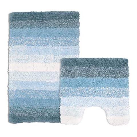 Velosso Super Soft Microfibre Bath Mat Set Cover