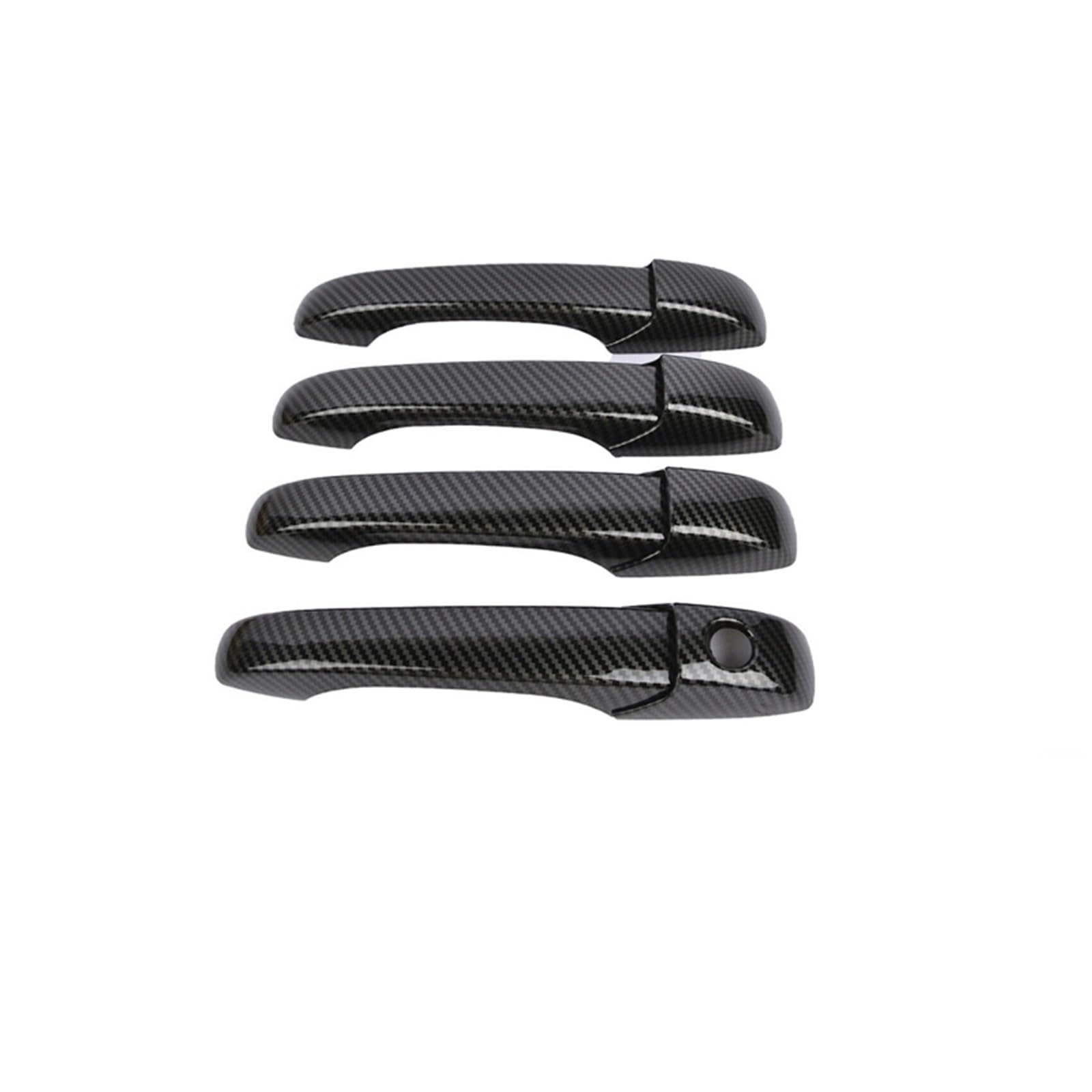 Zhauyorv Carbon Fiber Door Handle Covers Compatible With Jeep Patriot, 2007-2017, Russi