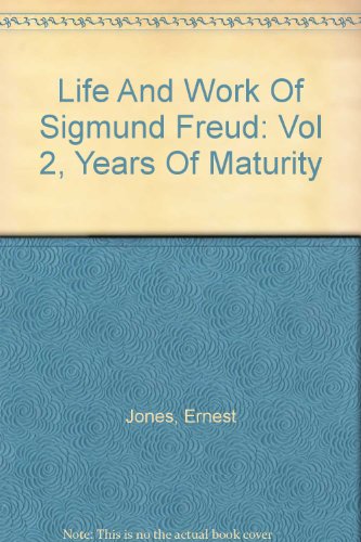 Life And Work Of Sigmund Freud: Vol 2, Years Of... B001E368GM Book Cover