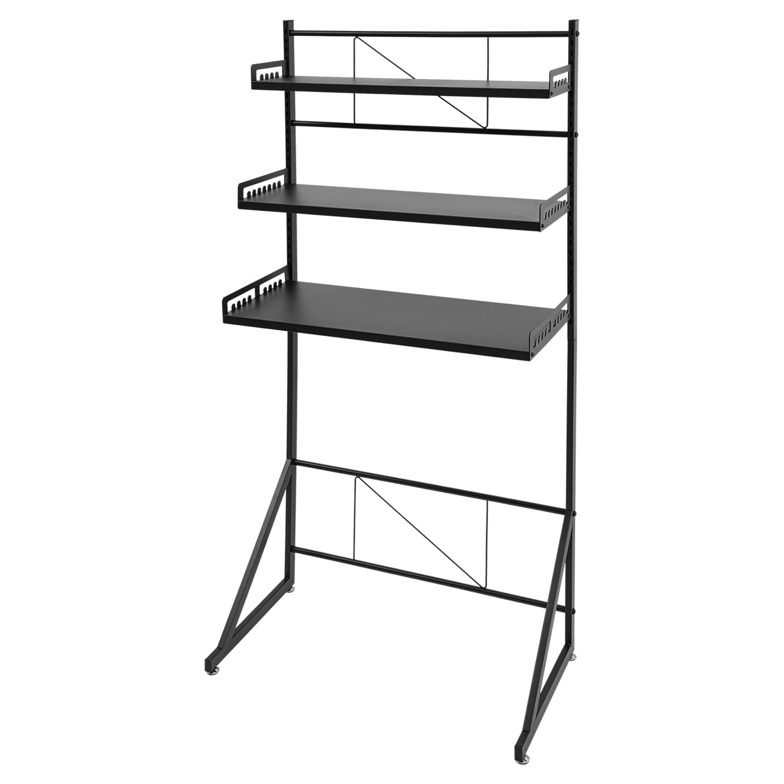 Waschmaschinenregal, 69 × 40 × 161cm Waschmaschinenschrank Trocknerschrank 3 Ebenen | Schnelle Installation | Robust, Washing Machine Cabinet für Badezimmer, Küche, Balkon