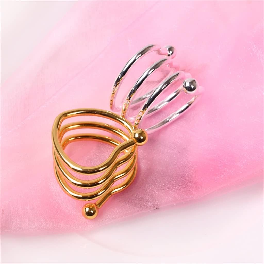 Table Decorations Napkin Rings 10 Pieces Holders Family Wedding Decoration Props