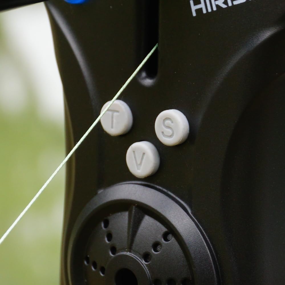 Hirisi Tackle Angel Détecteur de touche avec réglage du volume, sensibilité du son, affichage LED pour la pêche à la carpe