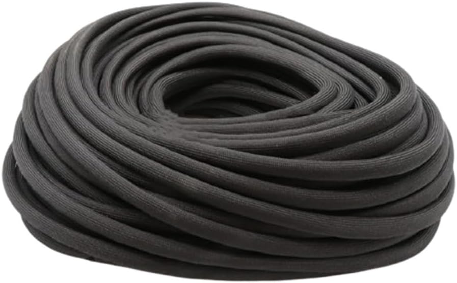 1pc Braided Fiberglass Sleeve - 1m & 5m Lengths, Woven Split Sleeving for Wire Protection, Heat-Resistant & Durable(White,6MMx5M)
