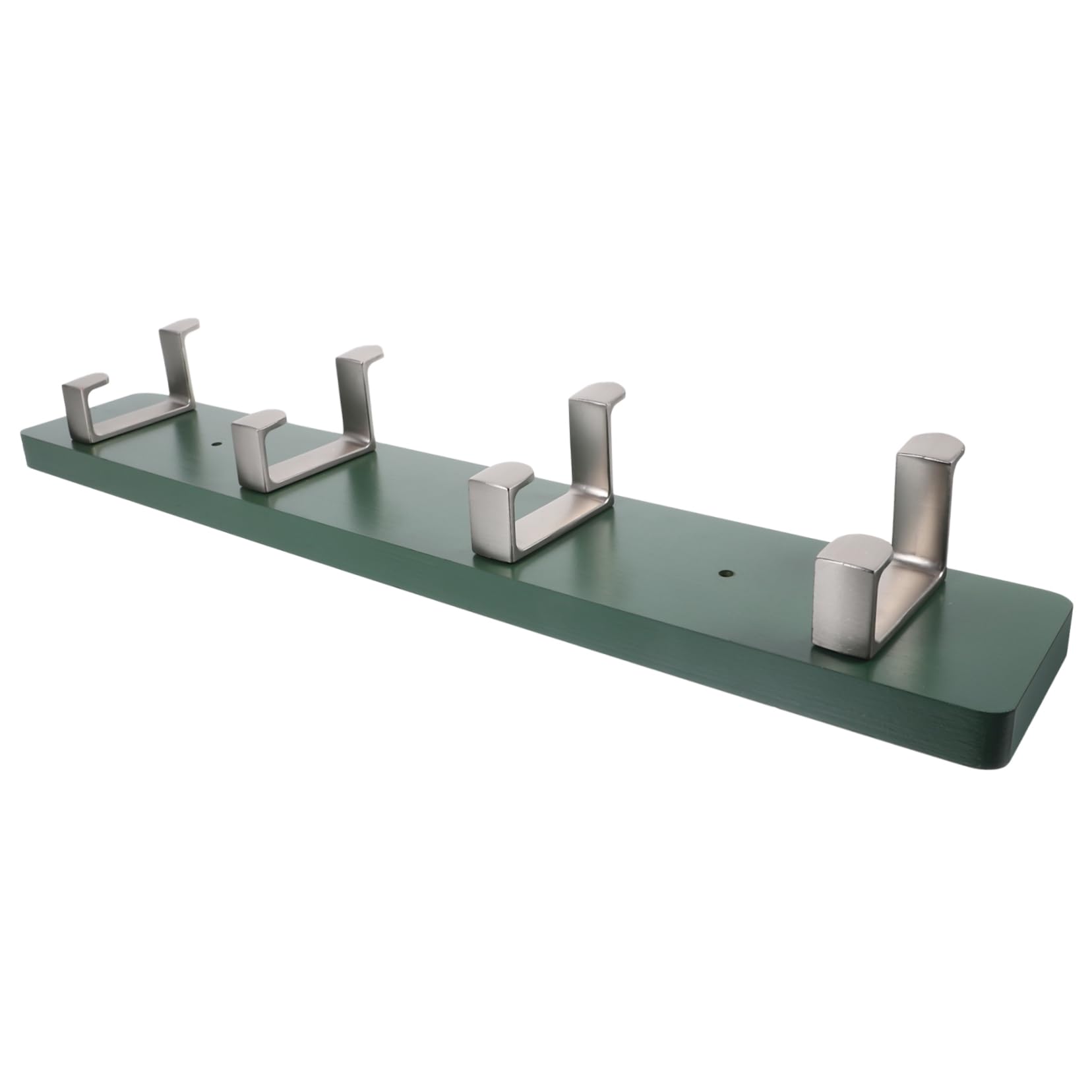 Porte-manteaux mural bois massif Alipis pour ranger chapeaux et accessoires