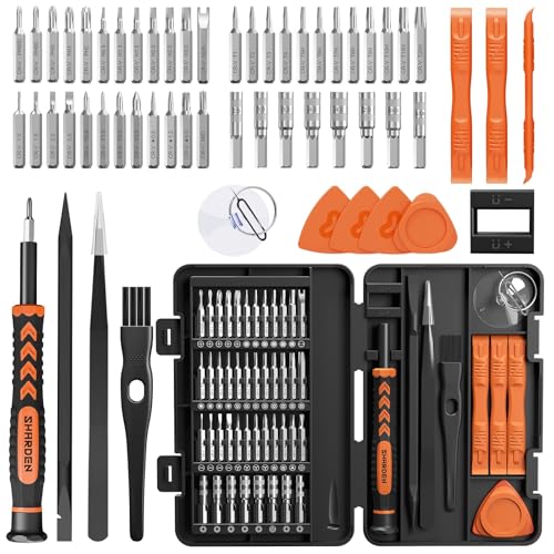 SHARDEN 58 in 1 Small Precision Screwdriver Set Magnetic Mini Screwdriver Set with Case Professional...