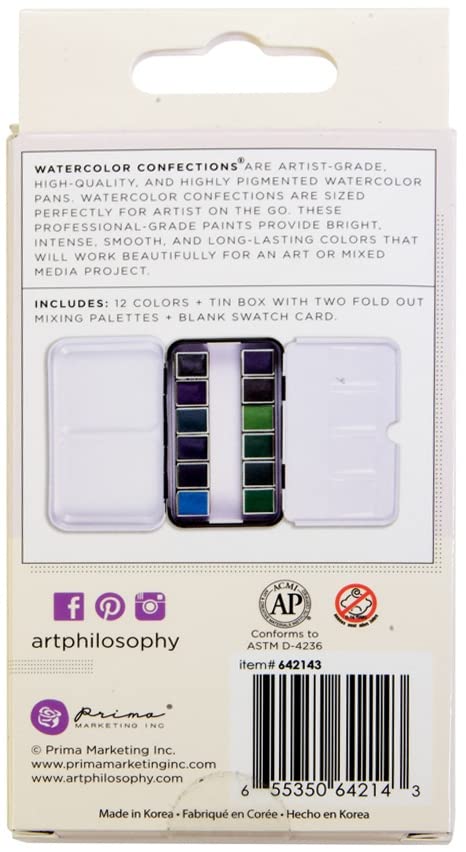 Prima-Marketing-Prima-Confections-Watercolor-Pans-12Pkg-Currents