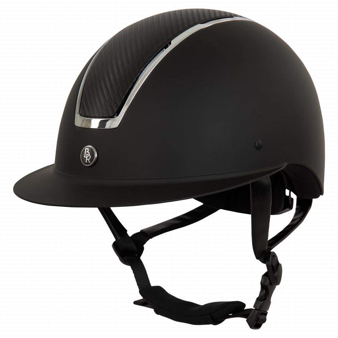 BR Casco de equitación Omega Painted Negro
