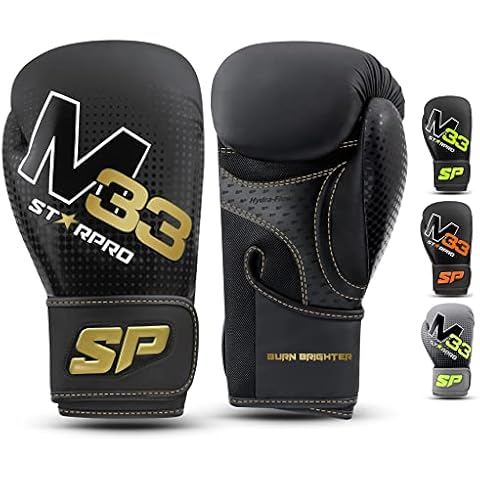 Starpro | M33 Boxing Gloves for Strong Punches & Fast KOs | Boxing Gloves Women & Men, Gents & Ladies Boxing Gloves, Women Boxing Gloves Men, 10oz Boxing Gloves, 12oz Boxing Gloves & More Sizes Cover