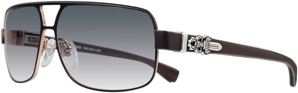 Tank Slapper - Sunglasses (Matte Black/Gold Plated - Ebony Piano Varnish, Smoke Gradient)