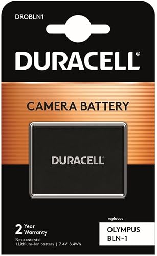 Duracell Battery for Olympus BLN-1 Camera, Black