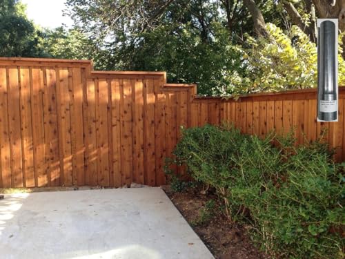 Metrics Construction Fence Post Extender 1-5/8 Inches, Length (Rise) 24 inches, Color Silver