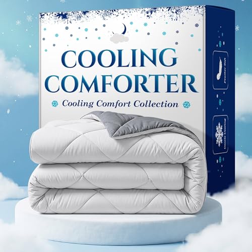 SLEEPHORIA Cooling Comforter - BreezeWeave Cooling Blanket King Size for Hot Sleepers & Deep Rest -...