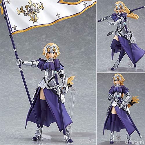 PampasSK Action & Toy Figures - Anime Fate Grand Order Jeanne d'Arc Ruler Figma 366 PVC Action Figure Collection Model Kids Toys Doll 14cm 1 PCs