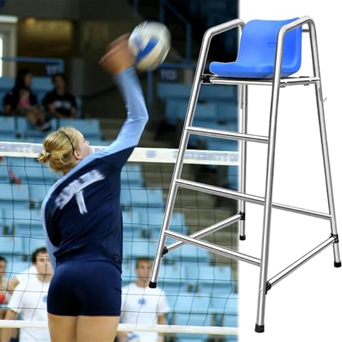 Silla para árbitro de piscina de acero inoxidable 150cm miniatura 1