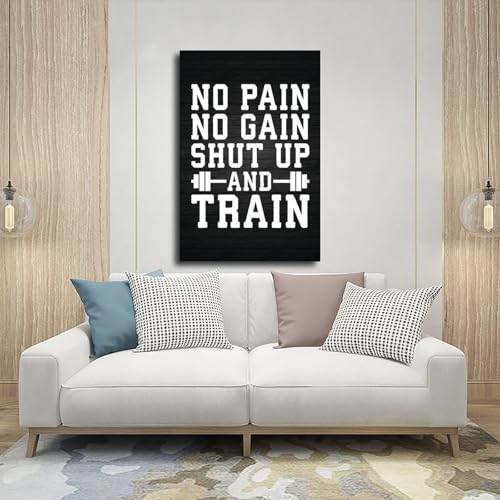 Affiche de motivation pour vaincre la procrastination lors des entraînements à domicile