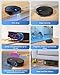 Enboya D60+ Robot Vacuum Cleaner with Self-Empty Base, Stores up to 85 Days of Dust, Powerful 9000Pa Suction, Wi-Fi/App/Alexa Control, Robotic Vacuum Ideal for Hard Floors,Pet Hair and Low Carpets