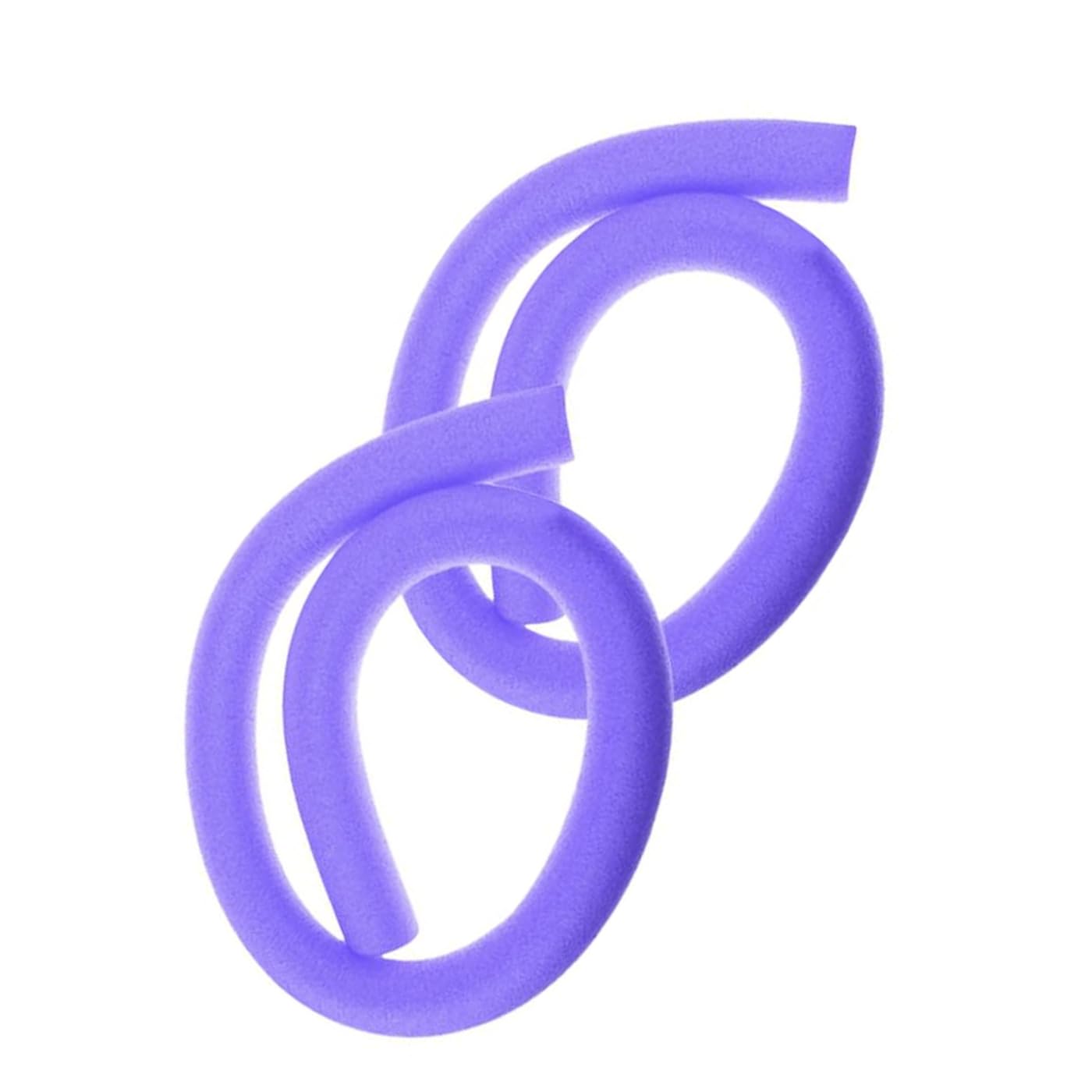 YMLOVE 2 Pcs Swim Swimming Aid Woggle Noodles Hollow Flexible 6x150cm (Purple)