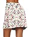 Ekouaer Women's Tennis Tkirts with Shorts High Waisted Athletic Golf Skorts Tennis Tkirts Printed Floral Small