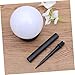 DOITOOL 2pcs Solar Ground Lamp Bulb Lamp Lampara Solar para Ground Lights for Outside LED Decor Outdoor Tool