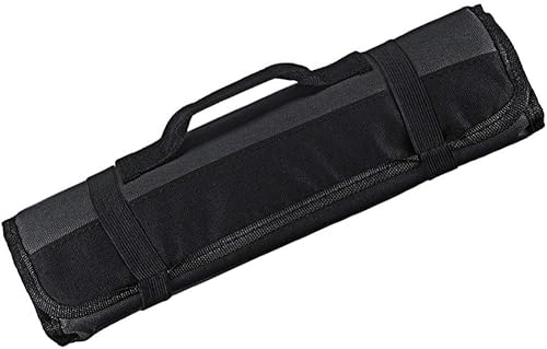 DOITOOL Organizador de cocina con ranuras gruesas para almacenamiento de cubiertos portátil para profesionales culinarios, color negro, diseño