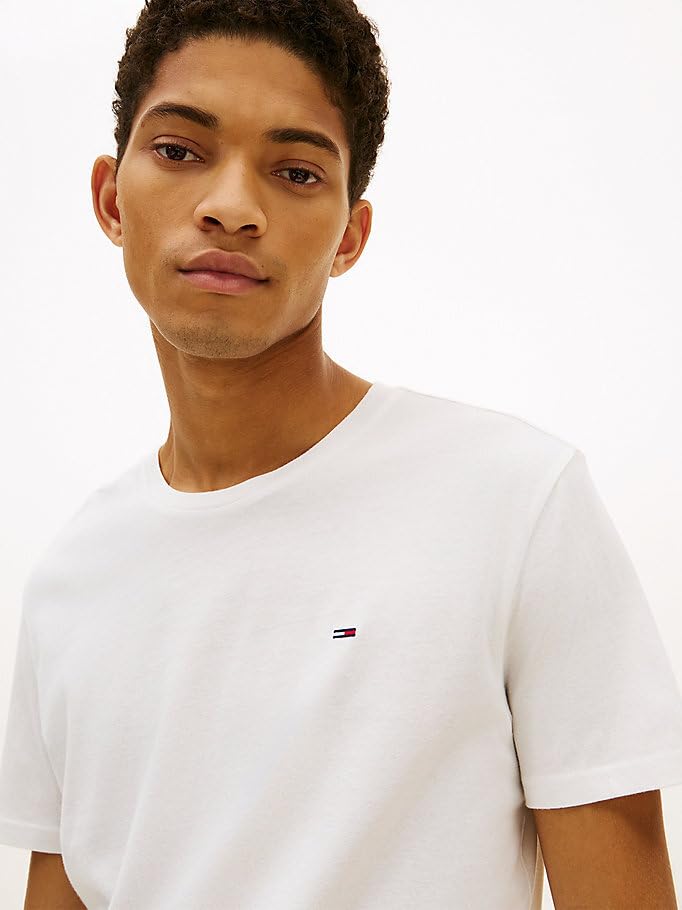 Tommy Jeans Men Tjm XSLIM 3PACK Tee Ext Multi (Ecru/Ecru/Ecru) S