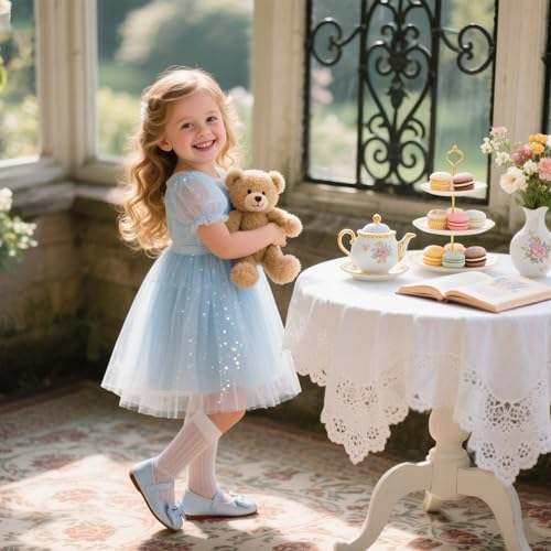 Image of GINFIVE Toddler Girls Dress Shoes Little Girls Mary Janes Ballerina Flats Shoes Toddler