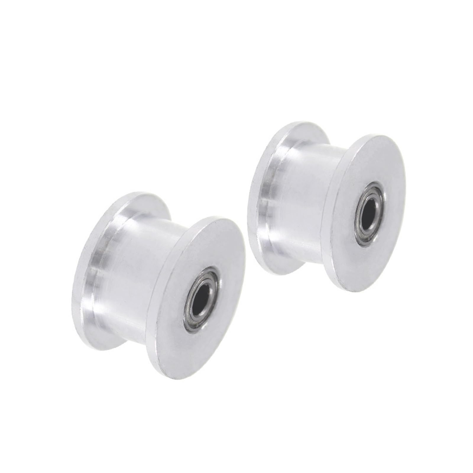 Durable 2pcs XL 16T Tooth Belt Idler Pulleys Without Teeth, Inner Bore 5/6/7/8mm Timing Pulley 11mm Width Synchronous Pulley Wheel (Size : 5mm)