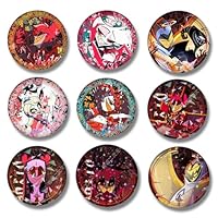 ハズビンホテル アニカフェ グリッター缶バッジ アラスター2個セット ハズビンホテル アニカフェ グリッター缶バッジ アラスター2個