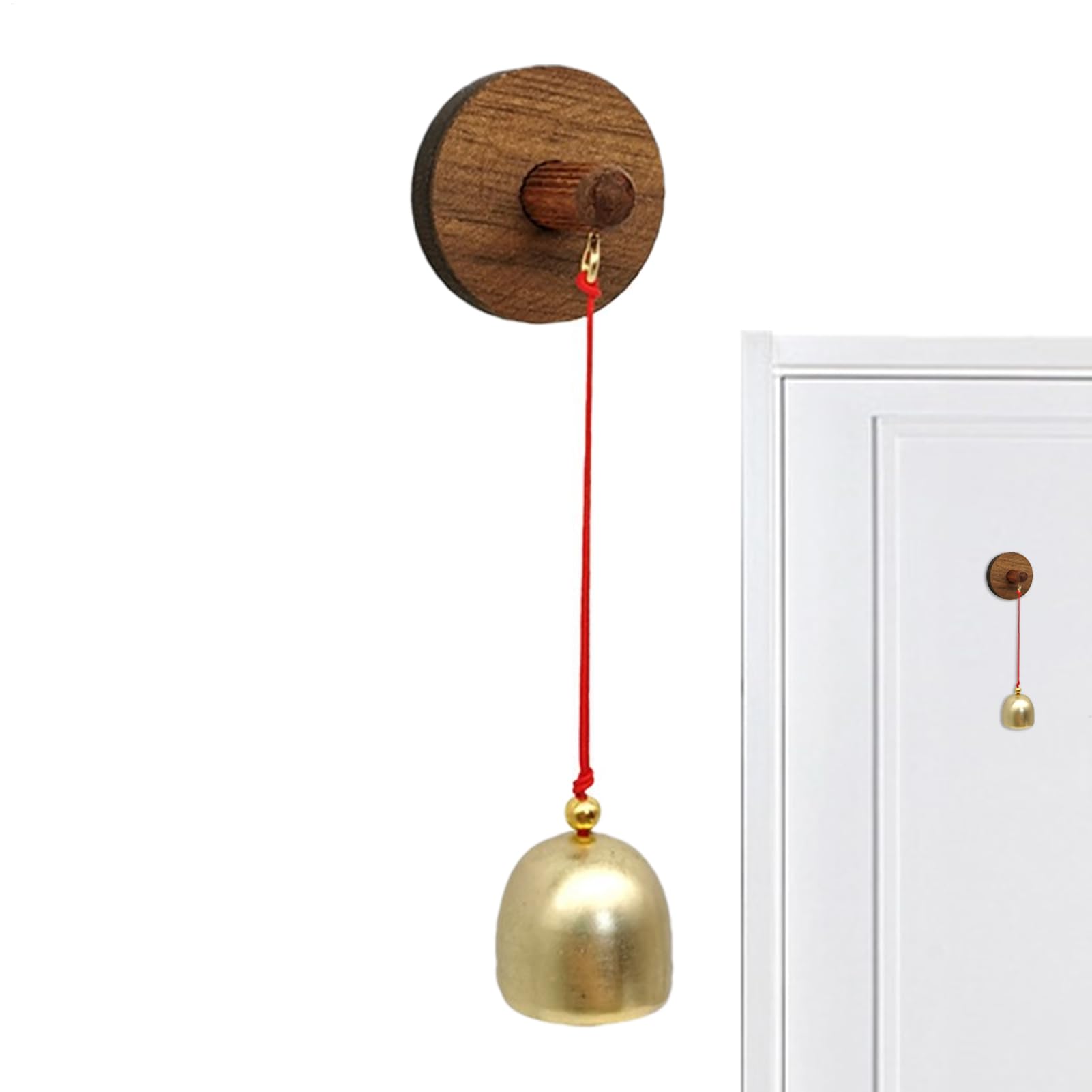 Shopkeepers Campanello - Campanello Magnetico Per Affari | CampanellooPer L'ingresso Del Negozio | Avviso Di Ingresso Dalla Porta Del Negozio | Campana Autoadesiva Vintage Creativa Per Negozianti Per