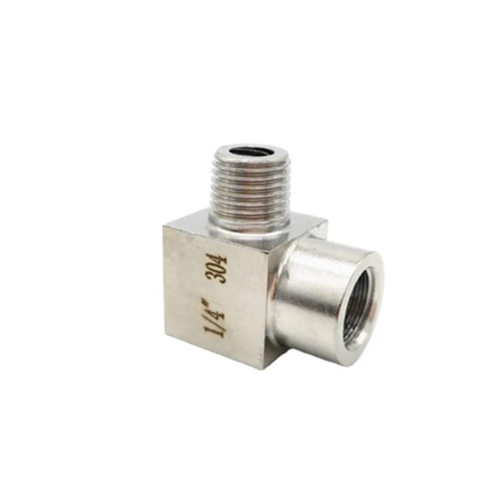 1/8 "1/4" 3/8 "1/2" 3/4 "1" BSP Femmina Maschio Filettatura In Acciaio Inox 304 Gomito Resistente Ad Alta Pressione Raccordo connettore(Male 1")