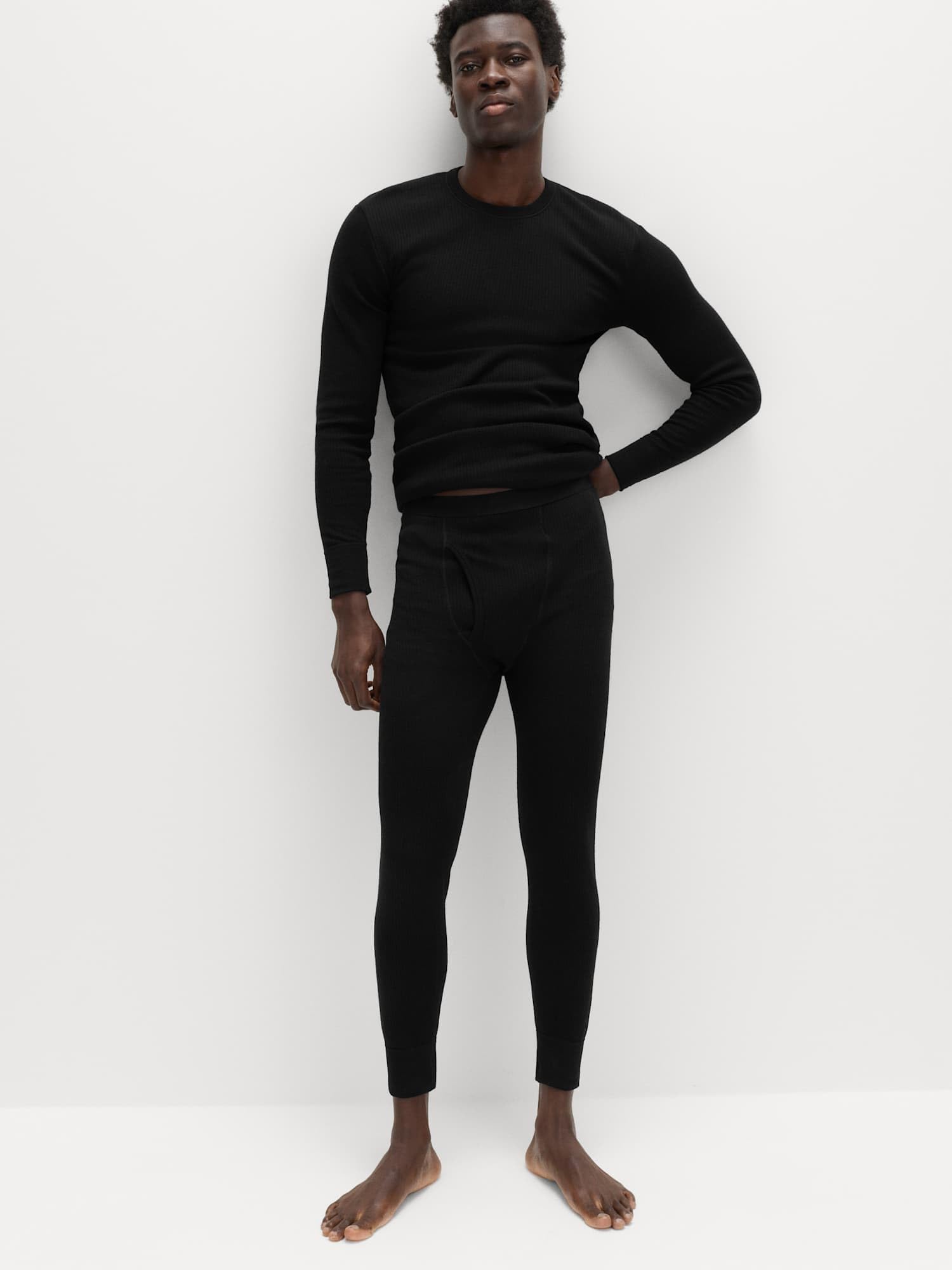 Marks & Spencer Uomo Mutande Lunghe Termiche Heatgen™ per Massimo Calore – vestibilità Regolare