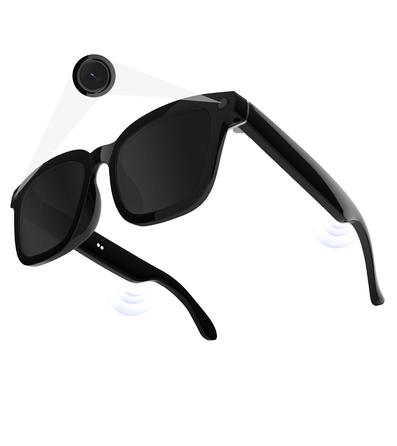 Amazon.com: Jacuate AI Smart Camera Glasses 1080P HD - Bluetooth