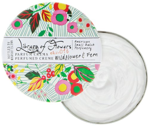 LIBRARY OF FLOWERS Parfum Creme, Wildflower & Fern, 2.5 oz LIBRARY OF FLOWERS Parfum Creme, Wildflower & Fern, 2.5 oz