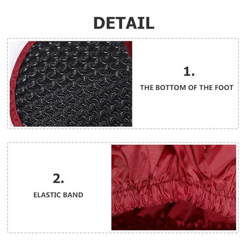 Cubrebotas Impermeables Lurrose Rojo Talla L para Hombre Mujer miniatura 3