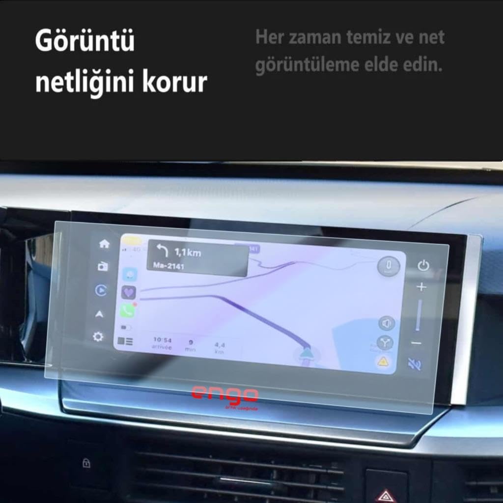 Engo Opel Frontera 10 İnç İle Uyumlu Ekran Koruyucu Multimedya Nano Parlak
