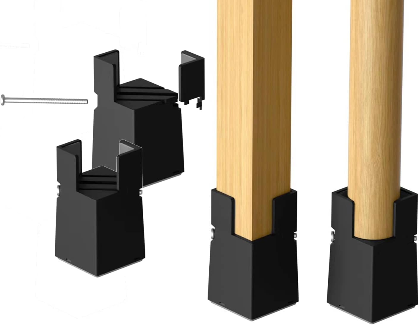 Table Leg Risers Heavy Duty for Desk Table and Chair Couch