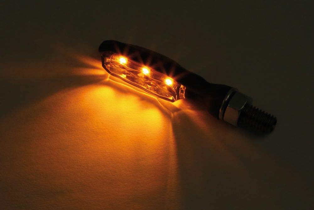 HIGHSIDER LED-Blinker SONIC-X1, schwarz | Vielseitig einsetzbar