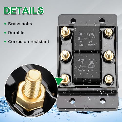 Ambuker US3-S15513 12V 80A Forward And Reverse Relay Module thumb #4