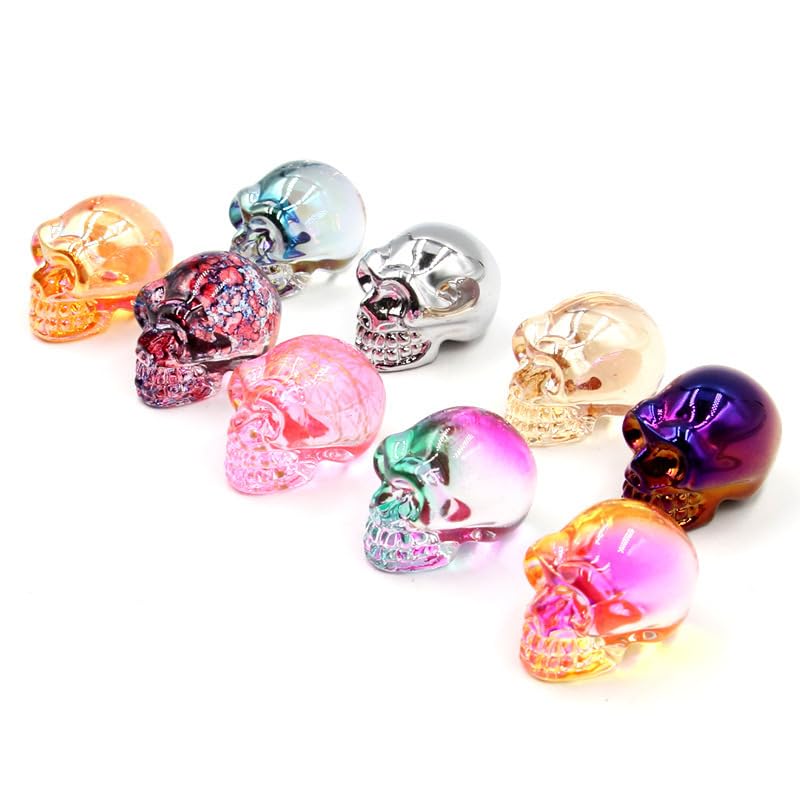 Estatuas Calavera de Cristal Paquete 10 Piezas miniatura 7