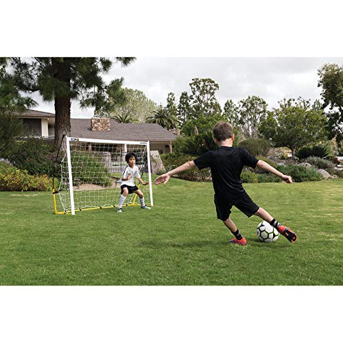 SKLZ Quickster Soccer Goal Portable Soccer Goal and Net, White, 6 x 4 Feet by SKLZ - Image 2