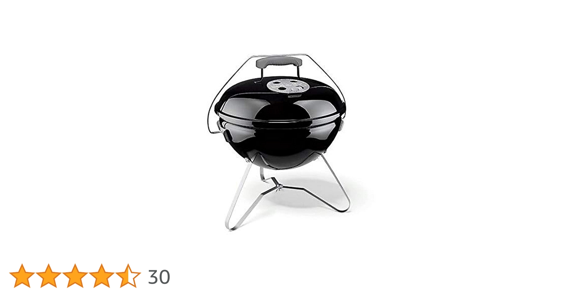 Amazon | ウェーバー(Weber) 卓上 キャンプ グリル 37cm スモーキー