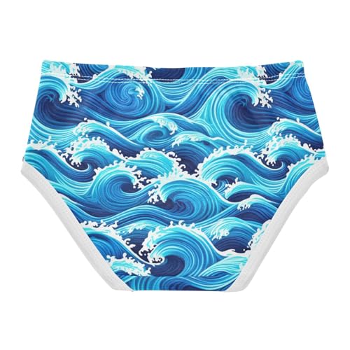 Girls' Underwear Wave Toddle Brief Panties 23030062