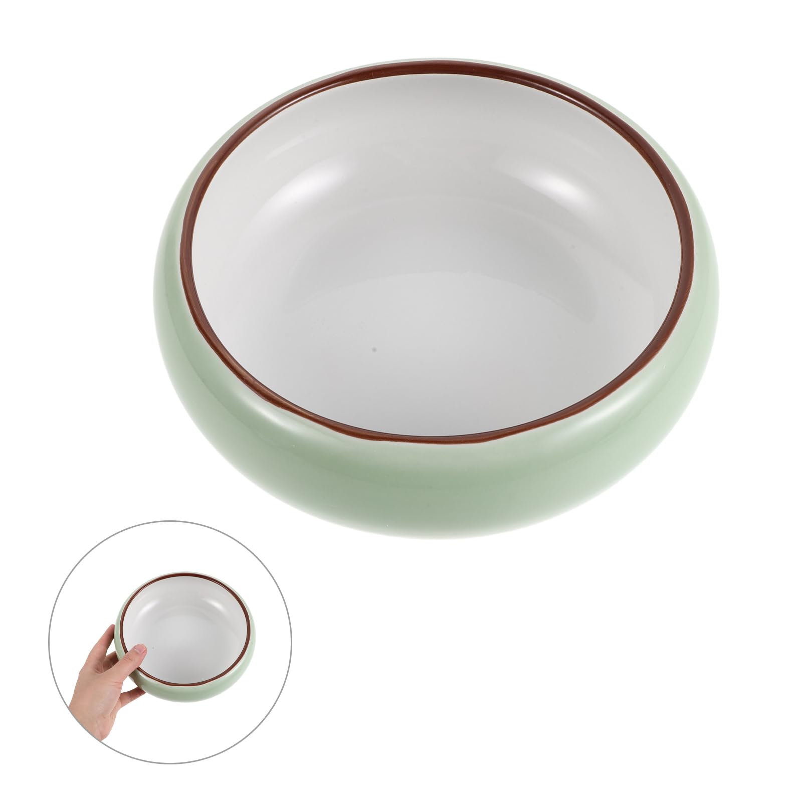 Ceramiczna Doniczka Hydroponiczna bez Otworów Do Kwiatów Lotosu i Narcyzów Doniczka Do Uprawy Wodnej Sukulentów Trwały Ceramiczny