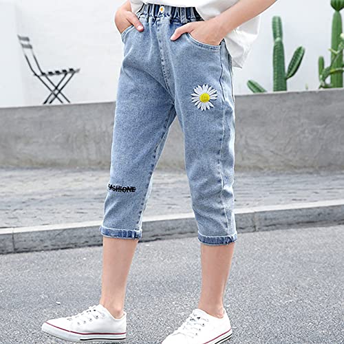 Aislor Pantaloni Lunghi 3/4 in Cotone Bambina