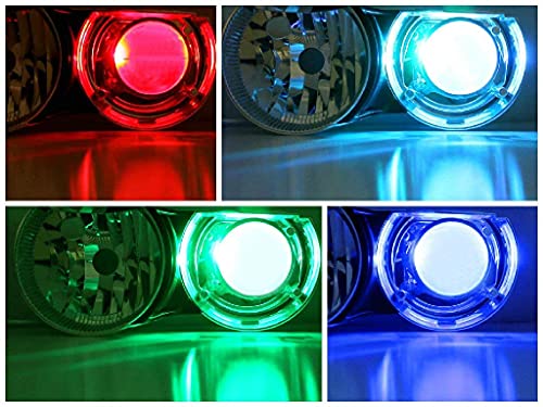 Tiras LED RGB Multi-Color con Control para Proyector Auto miniatura 2