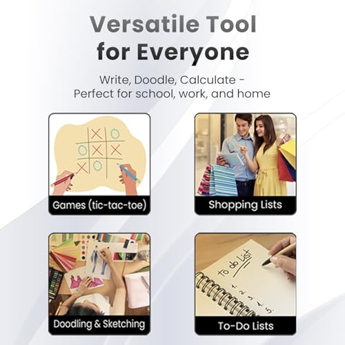 Image of Portronics Ruffpad 21 Pro 21-Inch LCD Writing Pad with Stylus for Kids, Office&Teaching, Doodling, Notes, Planning&Learning, One-Tap Erase, Smart Lock, Save & Share via App, Eco-Friendly Digital Board